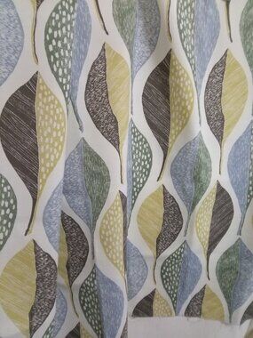 Robert  Allen Designer Modern Leaf Canvas Fabric Soft Colors 54 x 36 LFinal Sale